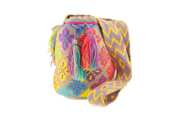 Mochila Wayuu Tasche Multicolor