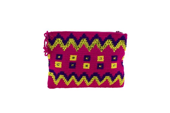 Wayuu Clutch Luxury Multicolor – Bild 2